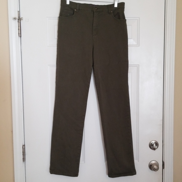 Gloria Vanderbilt Olive Jeans - Picture 1 of 4